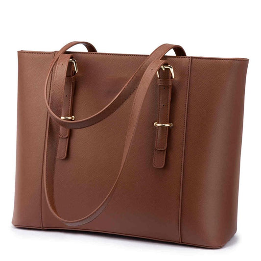 BROWN Laptop Handbag | Tote Bags | Laptop Briefcase | Laptop Bag 15.6-inch